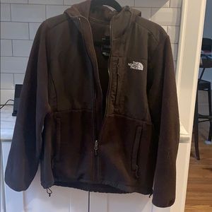 North Face Hooded Denali Fleece Jacket